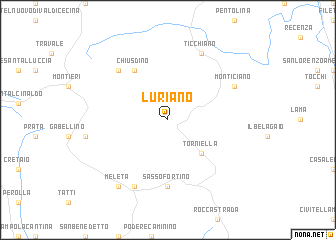 map of Luriano