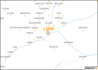 map of Lurín