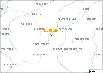 map of Lurisia