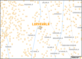 map of Lurkewāla