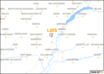 map of Lurs