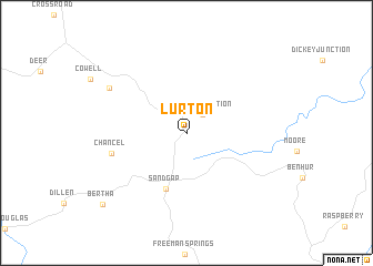 map of Lurton