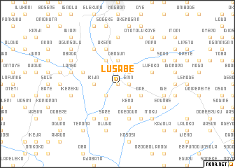 map of Lusabe