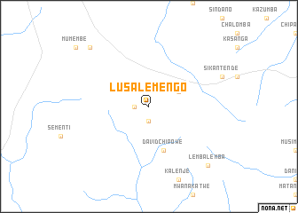 map of Lusale Mengo