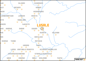map of Lusale