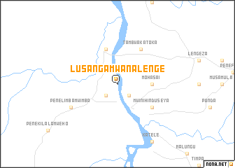 map of Lusanga-Mwana-Lenge