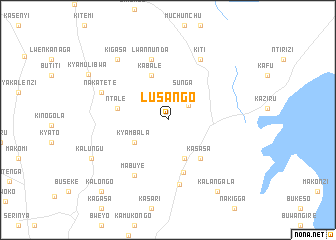 map of Lusango