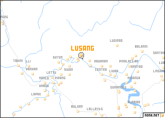 map of Lusang