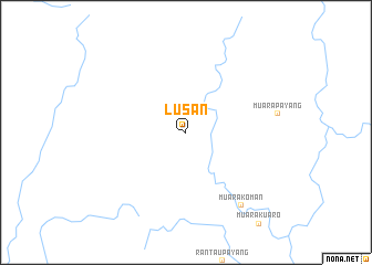 map of Lusan