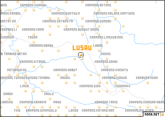 map of Lusau