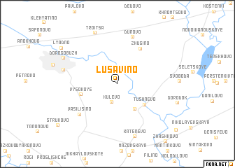 map of Lusavino