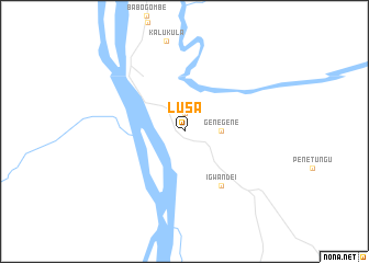map of Lusa