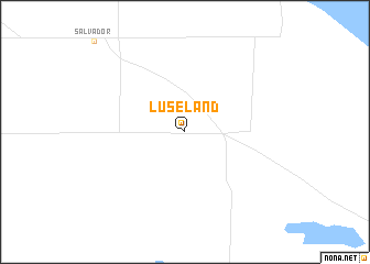 map of Luseland