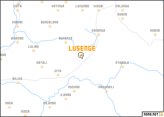 map of Lusenge