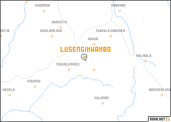 map of Lusengi-Mwambo