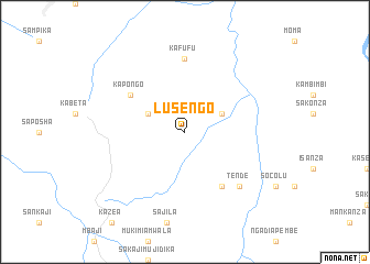 map of Lusengo