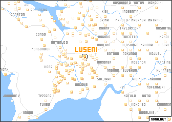 map of Luseni