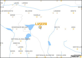 map of Lúsera