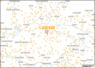 map of Lūsesar