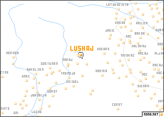 map of Lushaj