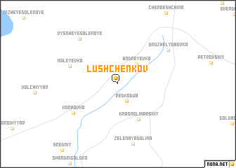 map of Lushchenkov