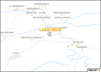 map of Lushchevo