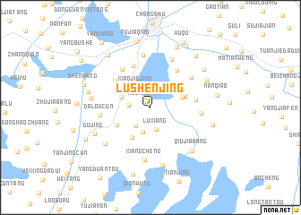 map of Lushenjing