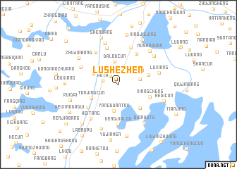 map of Lushezhen