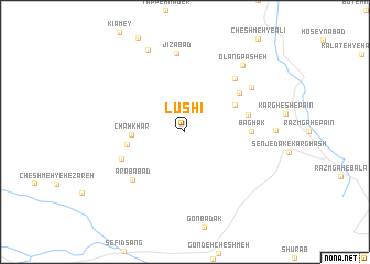 map of Lūshī