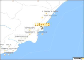 map of Lushkino