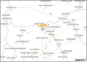 map of Lūshlī