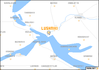 map of Lushniki