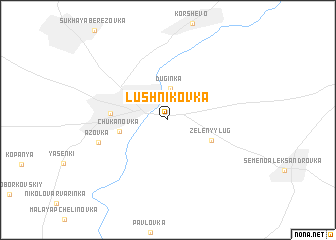 map of Lushnikovka