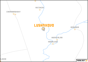 map of Lushnikovo