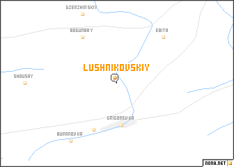 map of Lushnikovskiy