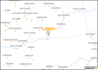 map of Lushti