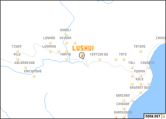 map of Lü-shui