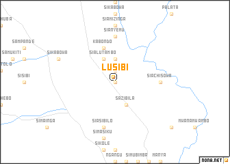 map of Lusibi