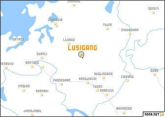 map of Lusigang