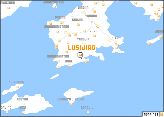 map of Lusijiao