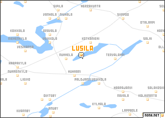 map of Lusila