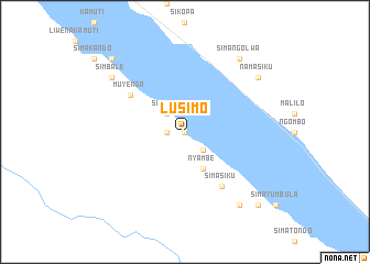 map of Lusimo