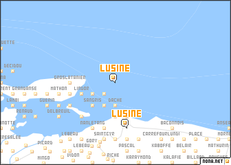 map of LʼUsine