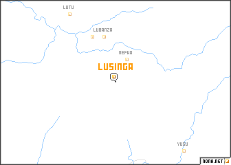 map of Lusinga