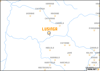 map of Lusinga