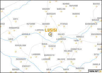 map of Lusisi