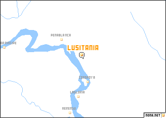 map of Lusitania