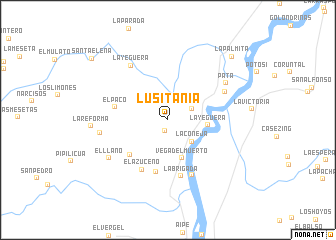 map of Lusitania