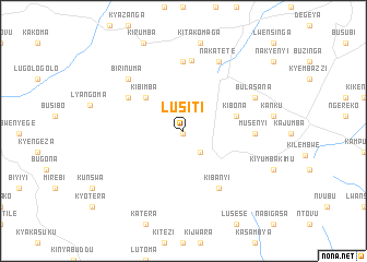 map of Lusiti