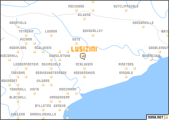 map of Lusizini